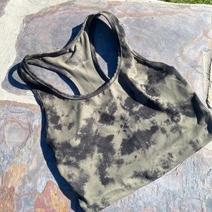 Green Tie Dye Sport Tank